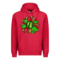 Cardinal watermelon sunflower Premium Hoodie - Zillion Design Studio