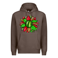 Coffee watermelon sunflower Premium Hoodie - Zillion Design Studio