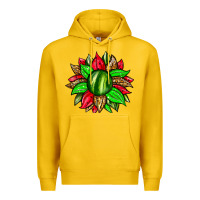 Lemon watermelon sunflower Premium Hoodie - Zillion Design Studio