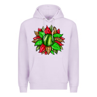 Lilac watermelon sunflower Premium Hoodie - Zillion Design Studio