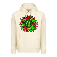 Sandshell watermelon sunflower Premium Hoodie - Zillion Design Studio