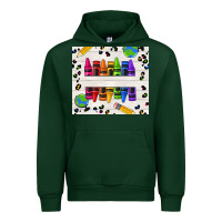 Forest Green Personalized Crayons Urban Hoodie - texasbilliewilder
