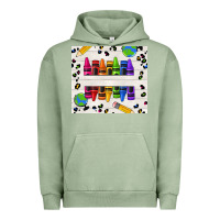 Pigment Oil Green Personalized Crayons Urban Hoodie - texasbilliewilder