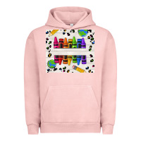 Pigment Salmon Personalized Crayons Urban Hoodie - texasbilliewilder