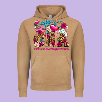 Valentines Day Cna Certified Nursing Assistant Vintage Hoodie Designed By Adodesignshop