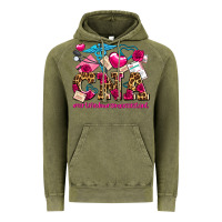 Vintage Olive valentines day cna certified nursing assistant Vintage Hoodie - AdoDesignShop