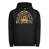 Pigment Black autism rainbow Urban Hoodie - Zillion Design Studio