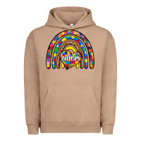 Pigment Burro autism rainbow Urban Hoodie - Zillion Design Studio