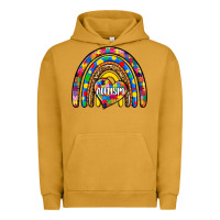 Pigment Peanut Butter autism rainbow Urban Hoodie - Zillion Design Studio