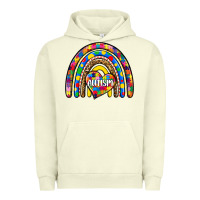 Pigment Pistachio autism rainbow Urban Hoodie - Zillion Design Studio