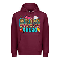 Burgundy para squad Premium Hoodie - Zillion Design Studio