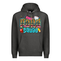 Charcoal Heather para squad Premium Hoodie - Zillion Design Studio