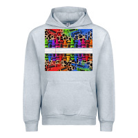 Heather Grey Personalized crayons Urban Hoodie - texasbilliewilder