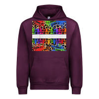 Mauve Wine Personalized crayons Urban Hoodie - texasbilliewilder