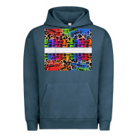 Pigment Midnight Navy Personalized crayons Urban Hoodie - texasbilliewilder