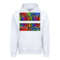 White Personalized crayons Urban Hoodie - texasbilliewilder