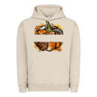 Pigment French Oak Personalized Fall Pumpkin Urban Hoodie - texasbilliewilder