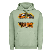 Pigment Oil Green Personalized Fall Pumpkin Urban Hoodie - texasbilliewilder