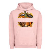 Pigment Salmon Personalized Fall Pumpkin Urban Hoodie - texasbilliewilder