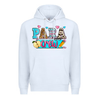 White para crew Premium Hoodie - Zillion Design Studio