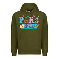 Army Green para crew Premium Hoodie - Zillion Design Studio