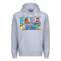 Heather Grey para crew Premium Hoodie - Zillion Design Studio
