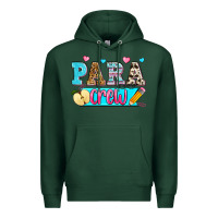 Sports Green para crew Premium Hoodie - Zillion Design Studio