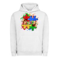 Pigment Lunar Rock autism puzzle pieces Urban Hoodie - Zillion Design Studio