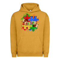 Autism Puzzle Pieces Urban Hoodie | Teevron