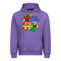 Tulip autism puzzle pieces Urban Hoodie - Zillion Design Studio