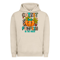 Pigment French Oak Cutest Pumpkin In The Patch Urban Hoodie - texasbilliewilder