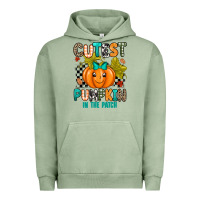 Pigment Oil Green Cutest Pumpkin In The Patch Urban Hoodie - texasbilliewilder