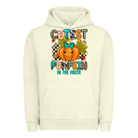 Pigment Pistachio Cutest Pumpkin In The Patch Urban Hoodie - texasbilliewilder