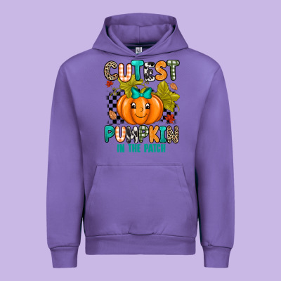Cutest Pumpkin In The Patch Urban Hoodie Designed By Texasbilliewilder