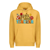 Mustard p.e. teacher Premium Hoodie - Zillion Design Studio