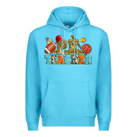 Ocean Blue p.e. teacher Premium Hoodie - Zillion Design Studio