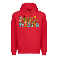 Red p.e. teacher Premium Hoodie - Zillion Design Studio