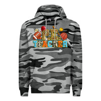 Slate Camo p.e. teacher Premium Hoodie - Zillion Design Studio