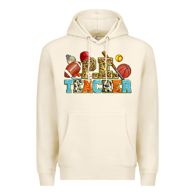 P.e. Teacher Premium Hoodie by Zillion Design Studio | Teevron
