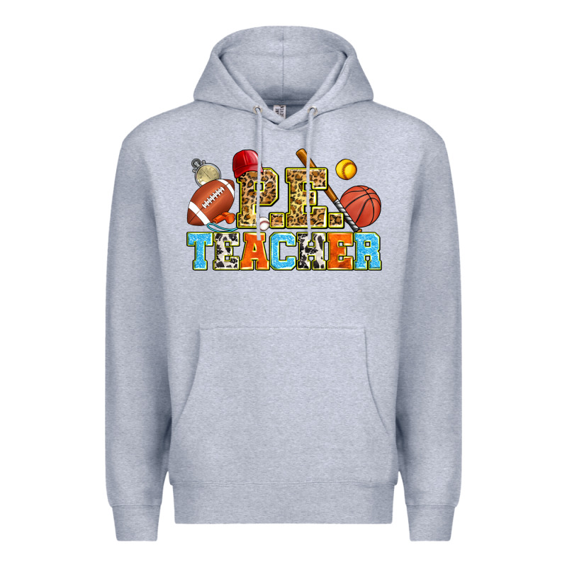P.e. Teacher Premium Hoodie by Zillion Design Studio | Teevron