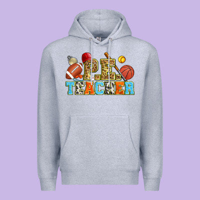 P.e. Teacher Premium Hoodie Designed By Zillion Design Studio