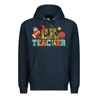 Navy p.e. teacher Premium Hoodie - Zillion Design Studio