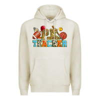 Oatmeal Heather p.e. teacher Premium Hoodie - Zillion Design Studio