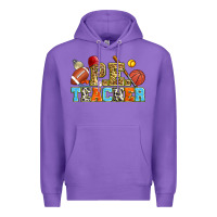 Purple p.e. teacher Premium Hoodie - Zillion Design Studio