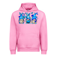 Fuchsia Pink autism gnomes Urban Hoodie - Zillion Design Studio