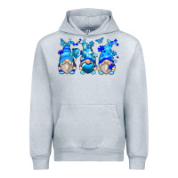 Heather Grey autism gnomes Urban Hoodie - Zillion Design Studio