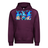 Mauve Wine autism gnomes Urban Hoodie - Zillion Design Studio