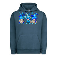 Pigment Midnight Navy autism gnomes Urban Hoodie - Zillion Design Studio