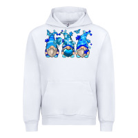 White autism gnomes Urban Hoodie - Zillion Design Studio