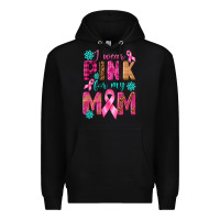 I Wear Pink For My Mom With Butterfly Premium Hoodie | Teevron